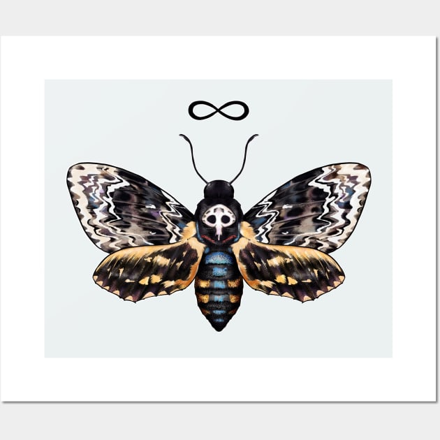 Death head hawk moth Wall Art by Sitenkova